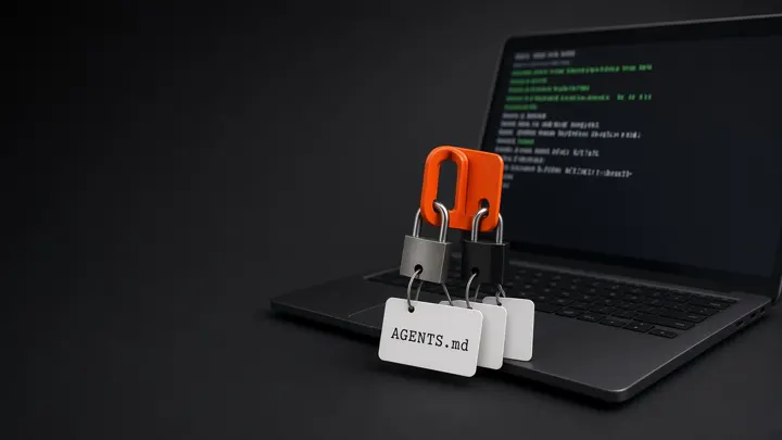 White safety tags hang from steel wire against graphite, with one orange tag