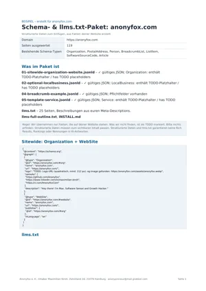 Erste Seite des Beispiel-PDFs